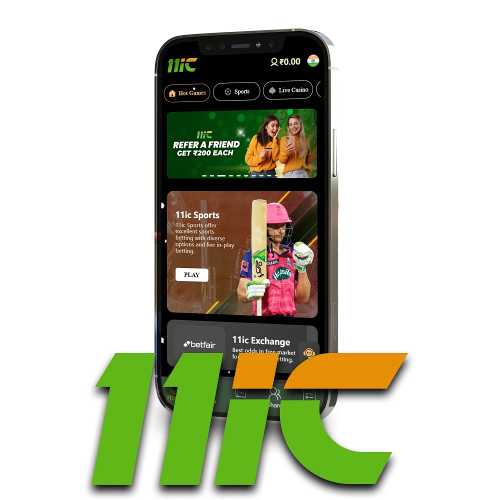 Experience the mobile version of 11ic casino and bookmaker in India, offering seamless access to casino games and sports betting on the go with a user-friendly 11ic app.