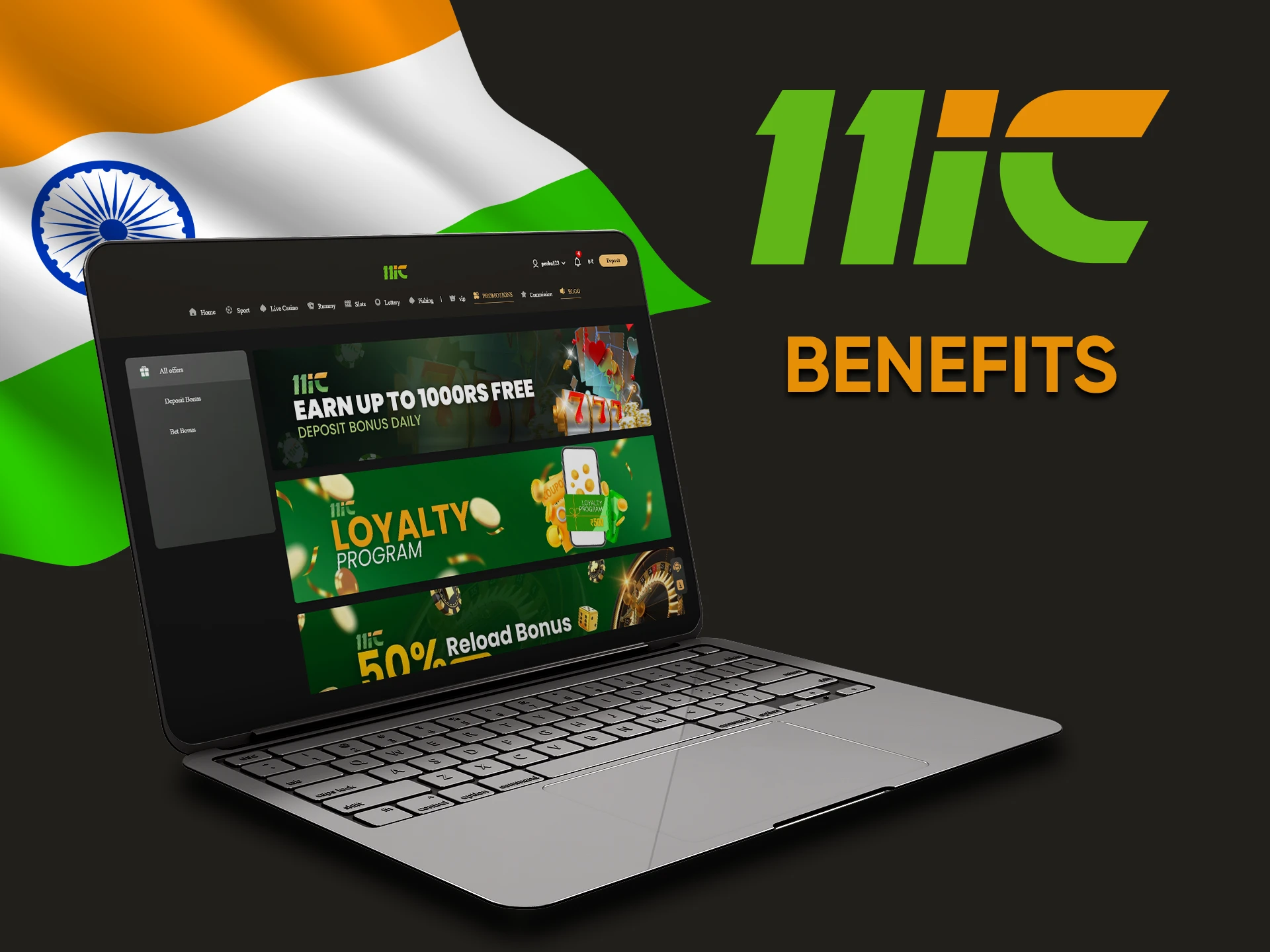 We will tell you about the benefits of 11ic for betting.