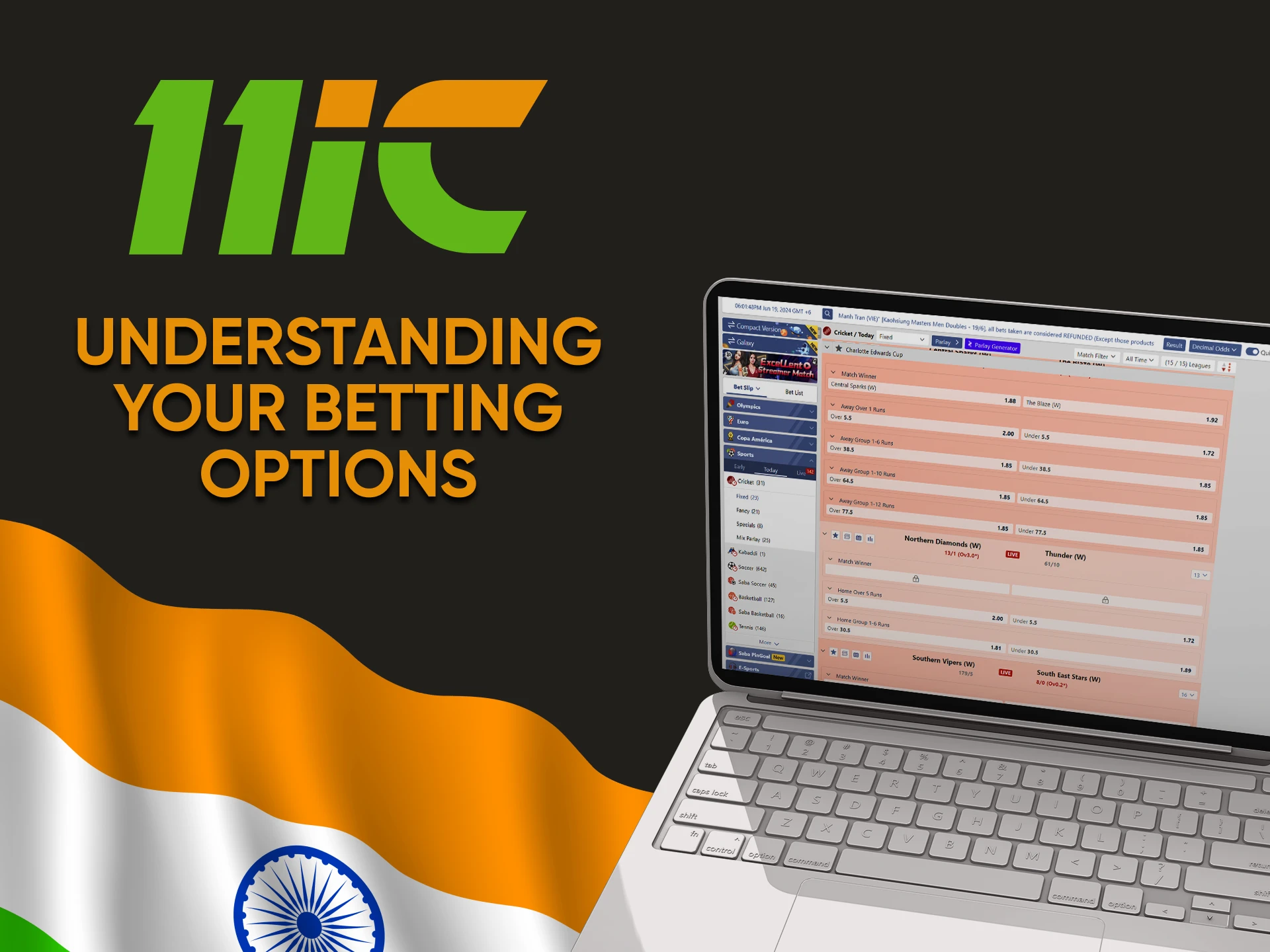 Explore sports and betting options on 11ic.